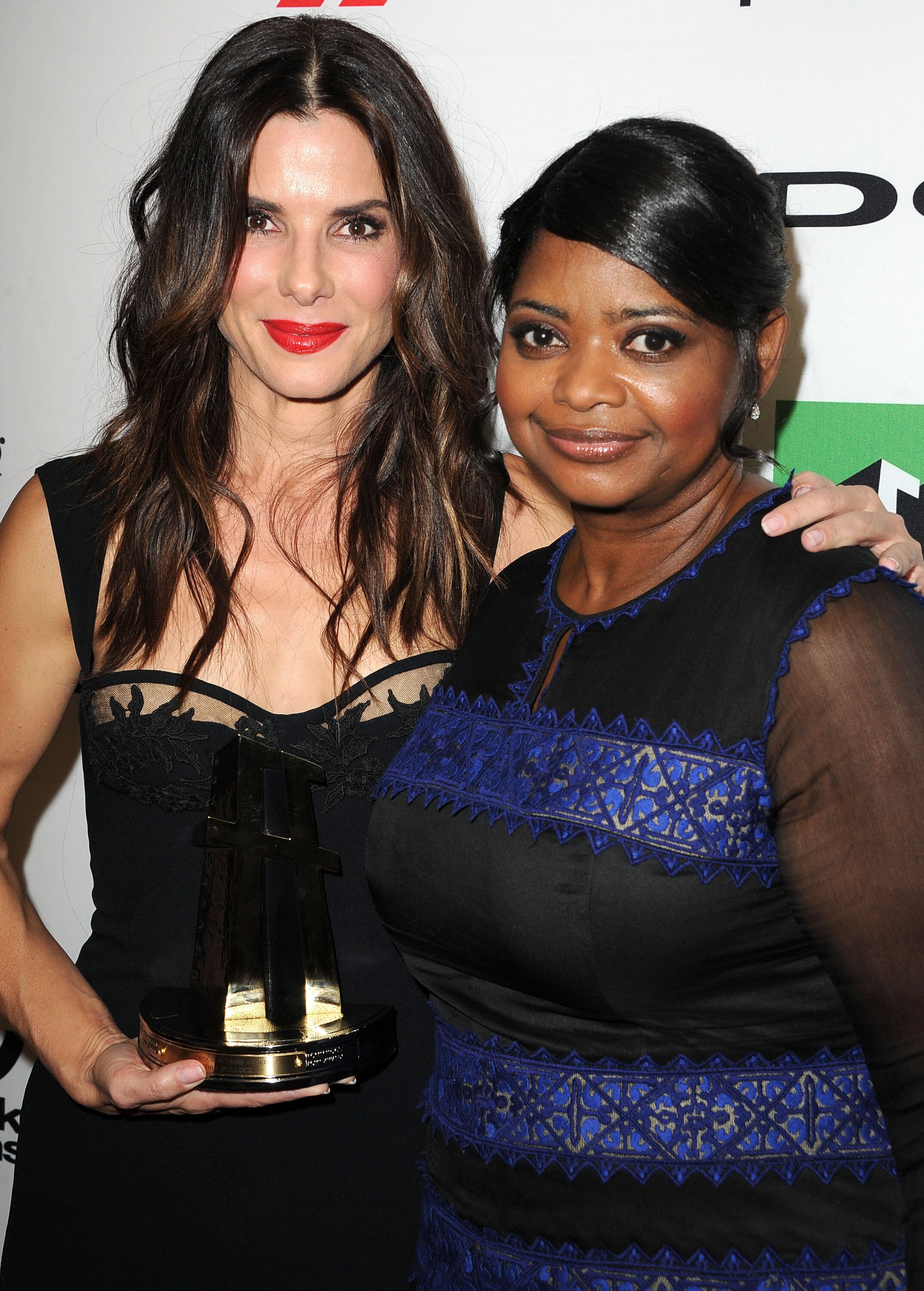 Sandra Bullock and Octavia Spencer at the Hollywood Film Awards in 2013. The 